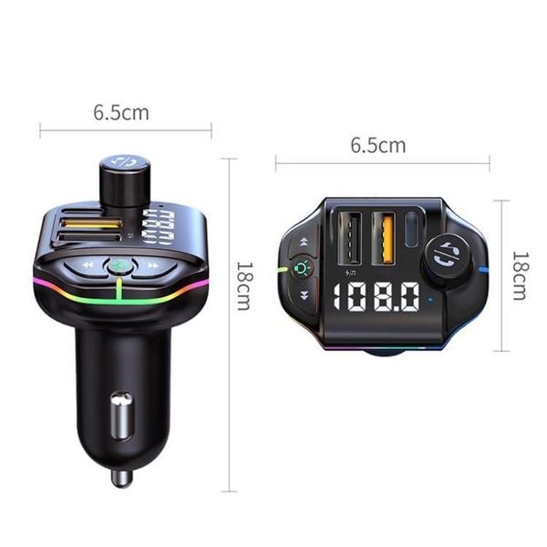 Imagem de Transmissor Fm Veicular Usb Qc3.0 Pd20W