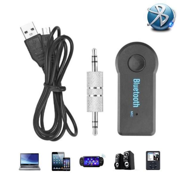 Transmissor Receptor Adaptador Bluetooth P2 Auxiliar - Dongle Imagem de Transmissor Receptor Adaptador Bluetooth P2 Auxiliar