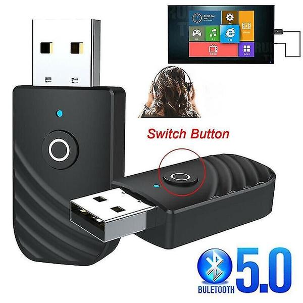Transmissores Bluetooth 3 em 1 usb bluetooth v 5.0 adaptador dongle sem fio receber transmissão para pc tv - HUOGUO Imagem de Transmissores Bluetooth 3 em 1 usb bluetooth v 5.0 adaptador dongle sem fio receber transmissão para pc tv