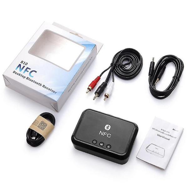 Imagem de Transmissores Bluetooth receptor bluetooth adaptador de áudio habilitado para nfc sem fio