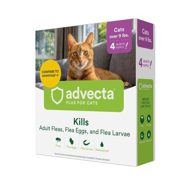 Imagem de Tratamento de prevenção de pulgas Advecta Plus para gatos de 4 meses