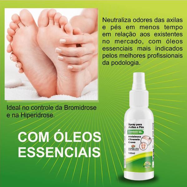 Imagem de Tratamento Ispirato Para Os Pés C/ Chulé E Axilas 100ml