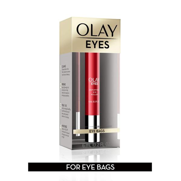 Imagem de Tratamento ocular Olay Eyes Depuffing Eye Roller 6 mL com vitamina E