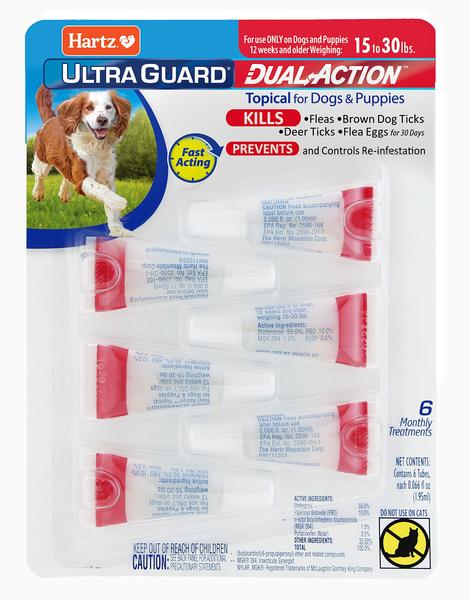 Imagem de Tratamento tópico para pulgas e carrapatos Hartz UltraGuard para cães