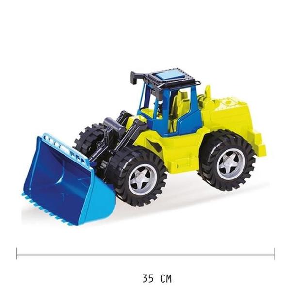 Imagem de Trator Carregadeira 35cm Grande Brinquedo Infantil Criança