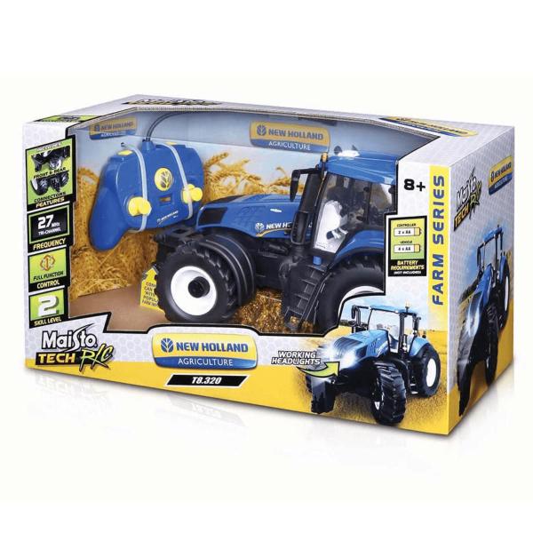 Imagem de Trator Controle Remoto New Holland Farm Tractor 1/16 Maisto 82026