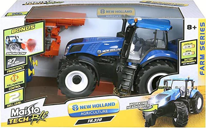 Imagem de Trator Controle Remoto New Holland T8.435 C/Pá Maisto Tech