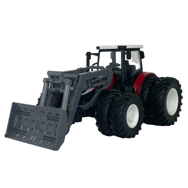 Imagem de Trator Controle Remoto Plaina Frontal Recarregável com Luzes CKS Toys 7 Funções Máquina Agrícola