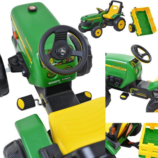 Imagem de Trator de Pedal Peg Perego John Deere Tractor and Trailer