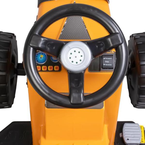 Trator Elétrico Country Amarelo com Caçamba 327 Biemme para até 35 kg Imagem de Trator Elétrico Country Amarelo com Caçamba 327 Biemme para até 35 kg