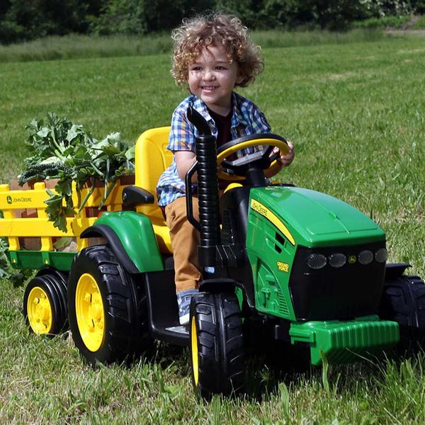 Imagem de Trator Elétrico Infantil com Caçamba - John Deere - 12v - Peg-Pérego