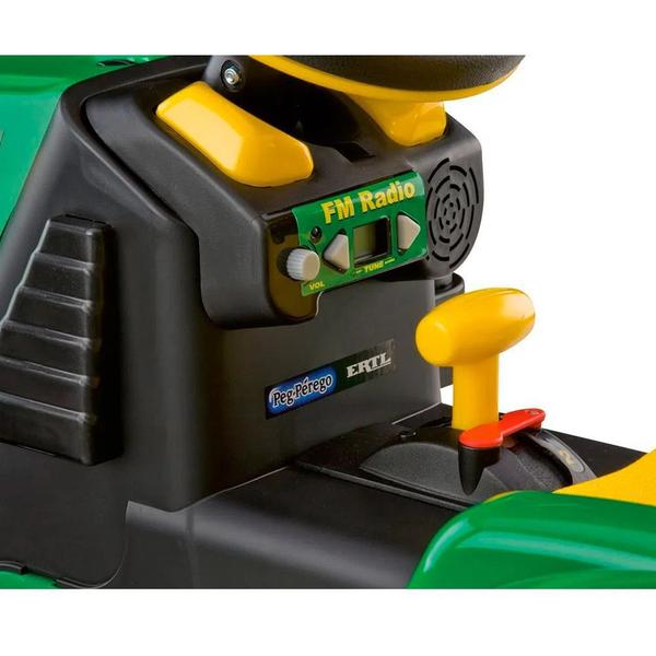 Imagem de Trator Eletrico Infantil Pég-pérego John Deere Ground Force 12v Verde e Amarelo