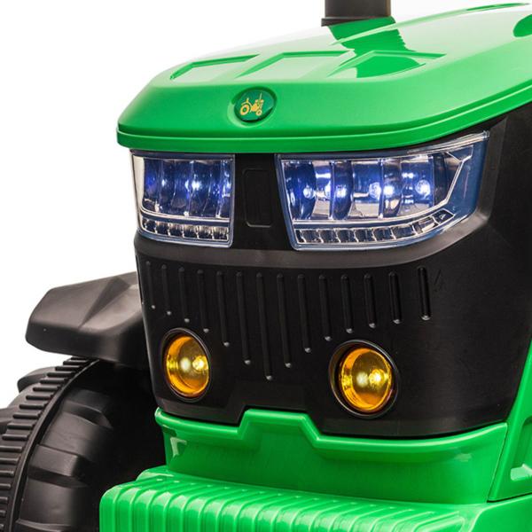 Imagem de Trator Elétrico Infatil 12V Verde e Amarelo - Zippy Toys