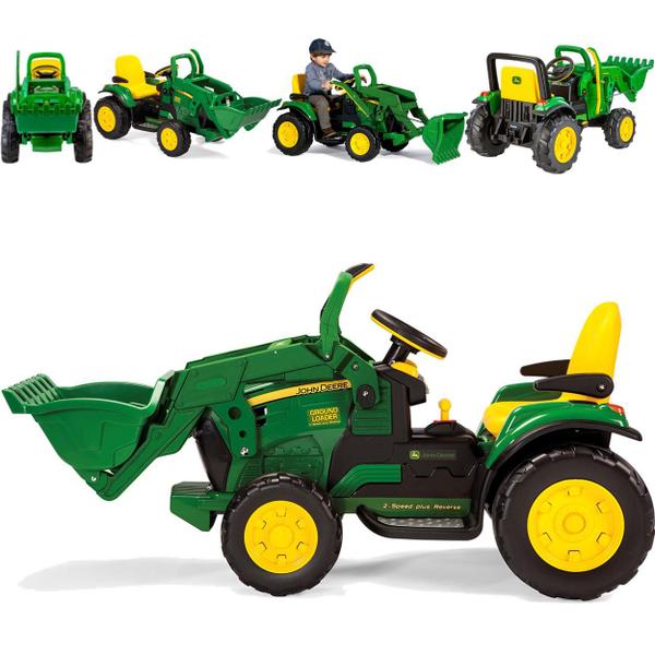 Imagem de Trator Eletrico Peg Perego John Deere Ground Loader 12V Pa