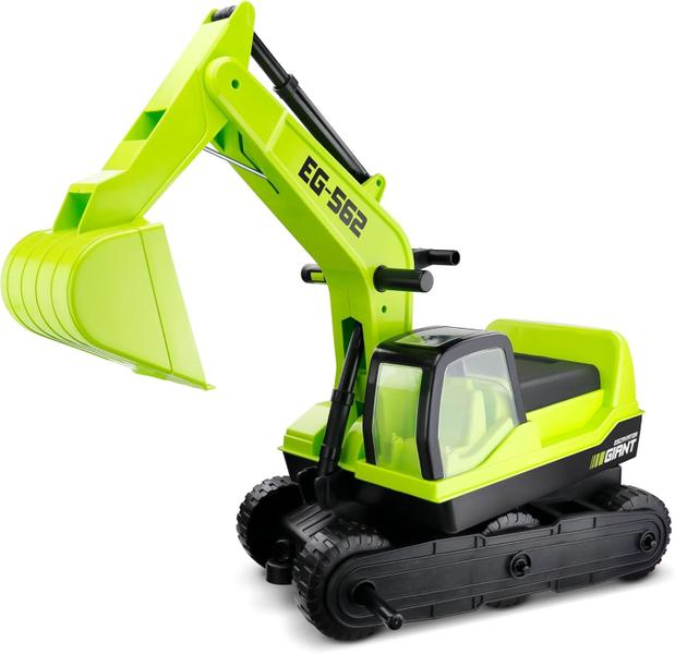 Trator Escavadeira Gigante Infantil Giant Escavator Verde - Trator Trator Escavadeira Gigante Infantil Giant Escavator Verde - Trator