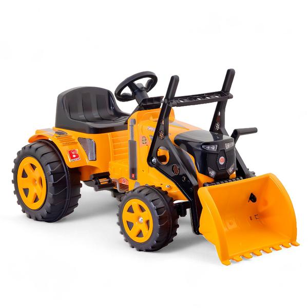 Trator Fazendeiro Cor Amarelo Infantil A Pedal Com Pá Carregadeira - Biemme Brinquedos Imagem de Trator Fazendeiro Cor Amarelo Infantil A Pedal Com Pá Carregadeira - Biemme Brinquedos