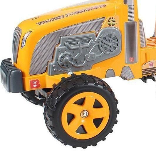 Imagem de Trator Fazendeiro Farmer Amarelo Pedal Infantil Biemme