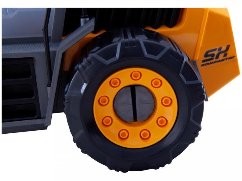 Imagem de Trator Rolo Compactador Construction Machines - Compactor Roda Livre Usual Brinquedos