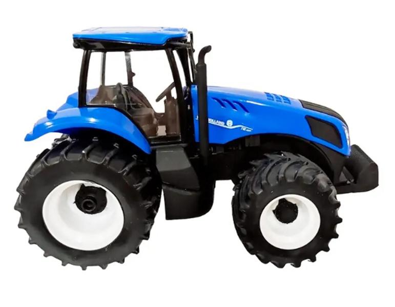 Imagem de Trator T8 New Holland Agriculture com Pneus Emborrachados Azul 585 - Usual