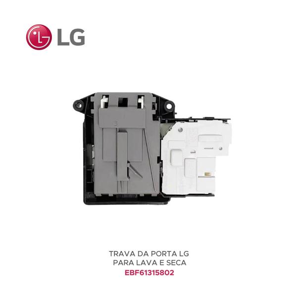 Imagem de Trava da Porta Original LG Lavadora CV5011wg4  ebf61315802