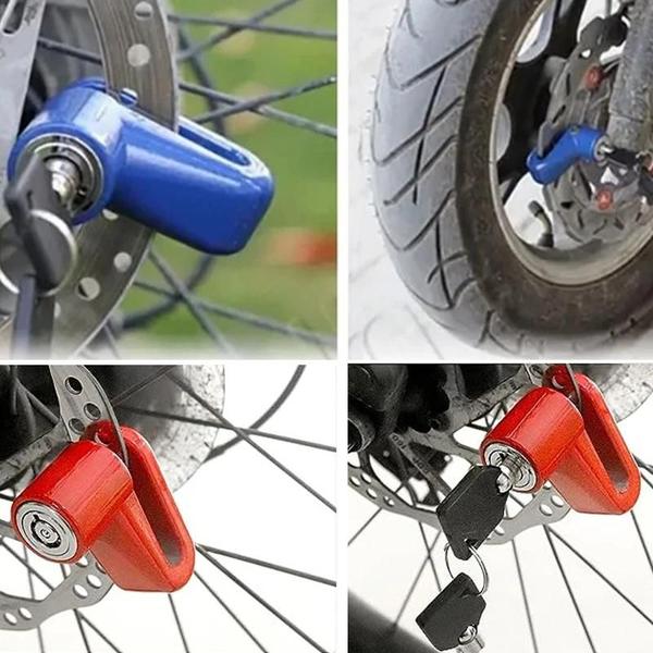 Imagem de Trava de Disco Anti-Roubo para Motocicleta e Bicicleta - Segurança para Mountain Bike e Road Bike