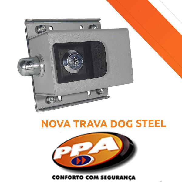 Imagem de Trava Elétrica Para Portão Dog Steel 220V Cinza PPA