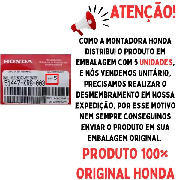 Imagem de Trava Retentor Bengala Twister/ Cb 300/ Crf 230 Par Honda