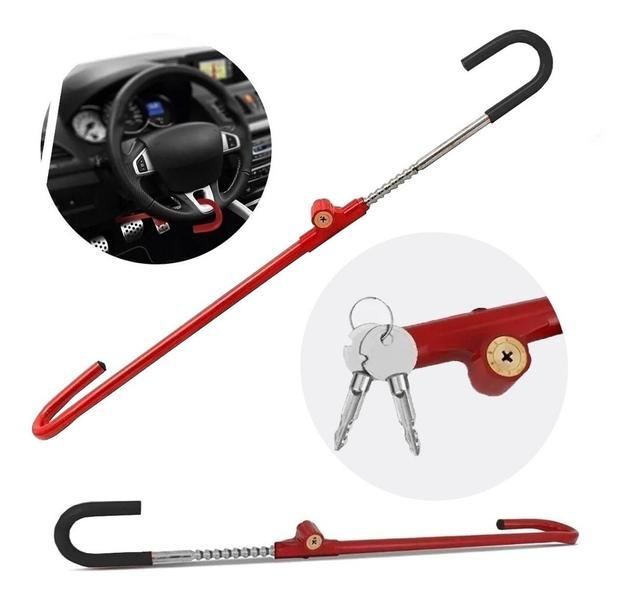 Trava Volante Pedal De Carro Carneiro Antifurto Segurança Universal de Aço - Idea Imagem de Trava Volante Pedal De Carro Carneiro Antifurto Segurança Universal de Aço
