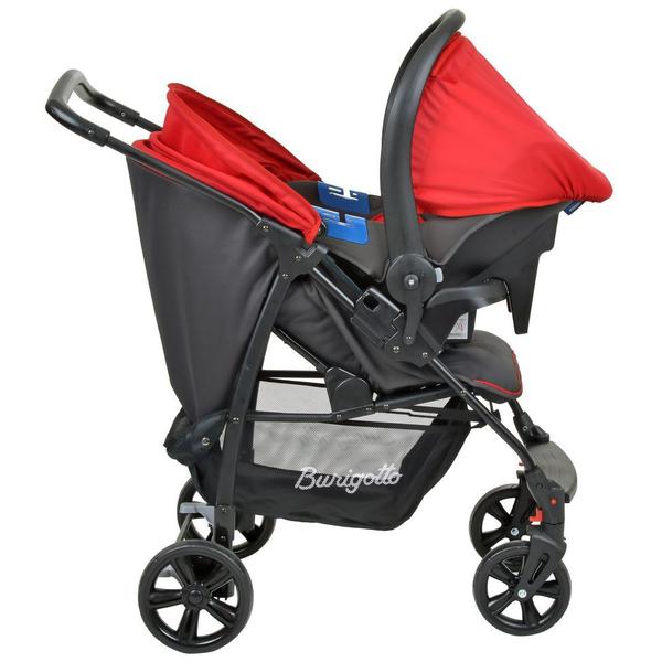 Imagem de Travel System Burigotto Carrinho de Bebê com Bebê Conforto Ecco + Touring X Vermelho