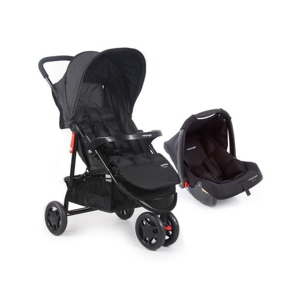 Travel System Delta Duo Pro Preto Voyage Travel System Delta Duo Pro Preto Voyage