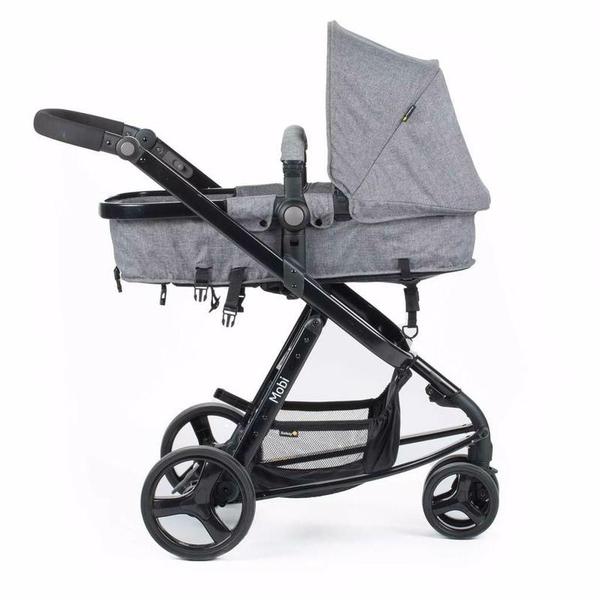 Imagem de Travel System Mobi Safety 1St - Grey Denin Black