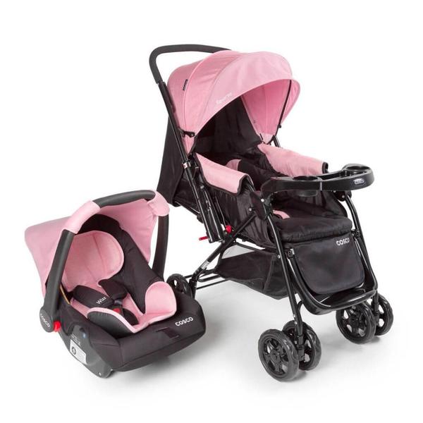 Imagem de Travel System Reverse Cosco - Rosa Rajado