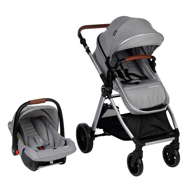 Imagem de Travel System Romanzo Duo 3 Posições (0 a 15 kg) - Cinza Granizo