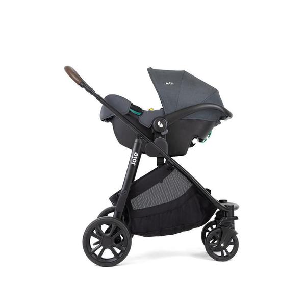 Imagem de Travel System Versatrax E Trio Preto Moon Light com I-Base Isofix I-Snug - Joie