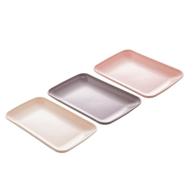 Travessa de Bambu e PP Lines Lyor Sortido 21,5x14cm Imagem de Travessa de Bambu e PP Lines Lyor Sortido 21,5x14cm