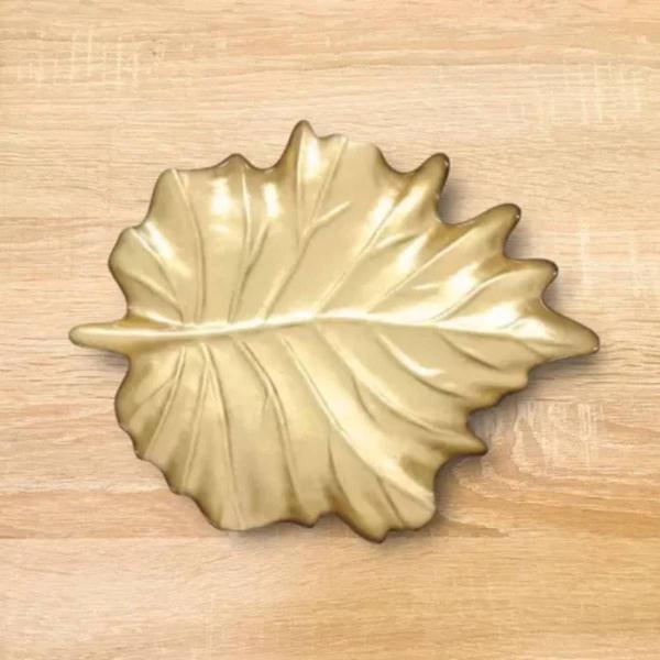 Imagem de Travessa Decorativo em Vidro Leaves 31Cm  Tuut