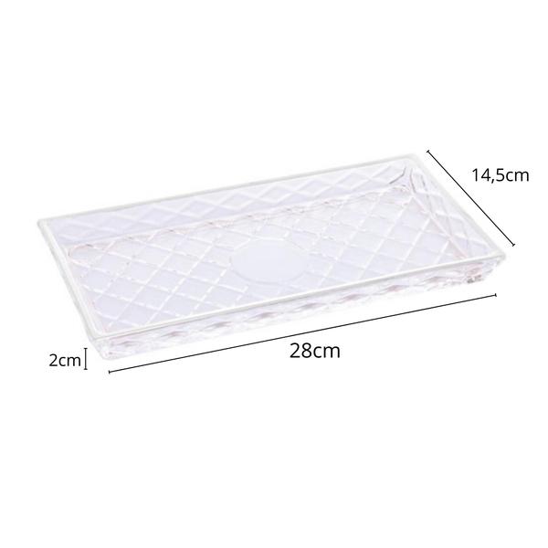 Imagem de Travessa Diamond De Cristal Para Servir 28,5cm