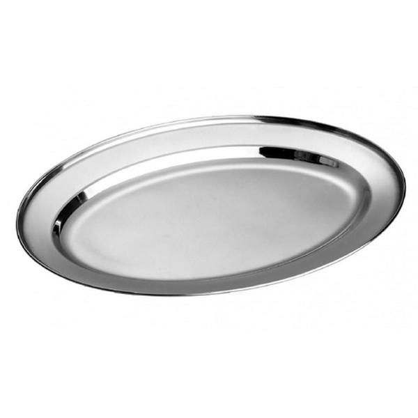 Imagem de Travessa Oval Rasa Inox 35cm 20056 - Bono