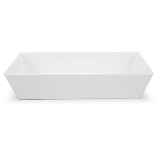 Imagem de Travessa para Buffet Retangular Melamina Branca 2 Litros  35x25x7 cm Haus