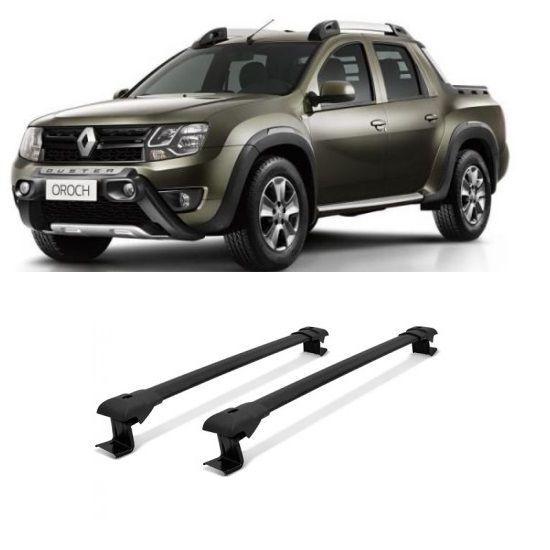 Imagem de Travessa Rack Renault Duster Oroch 2016 a 2019 Larga Projecar Preto