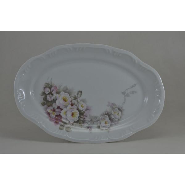 Travessa Rasa 28 Linha Pomerode Eterna Porcelana Schmidt Imagem de Travessa Rasa 28 Linha Pomerode Eterna Porcelana Schmidt