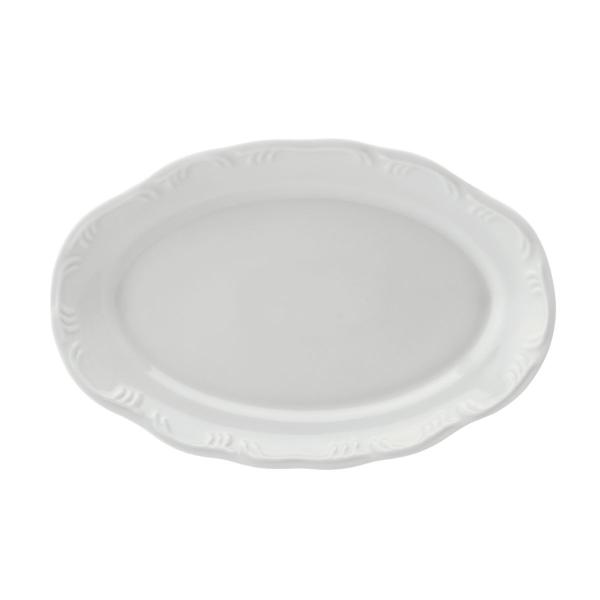 Travessa Rasa Oval 28cm Porcelana Schmidt - Mod. Pomerode 114 Imagem de Travessa Rasa Oval 28cm Porcelana Schmidt - Mod. Pomerode 114