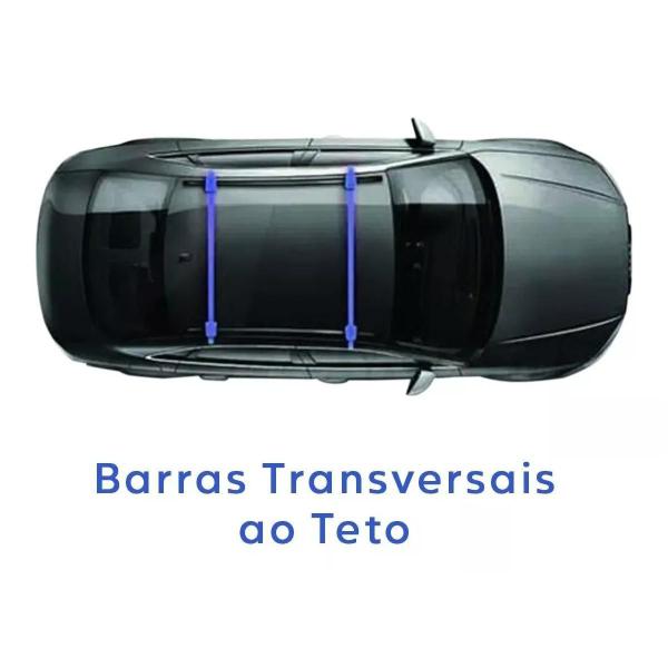 Travessa Teto Larga Aluminio Preto Fit Twist 2012 À 2016 - SMD Imagem de Travessa Teto Larga Aluminio Preto Fit Twist 2012 À 2016