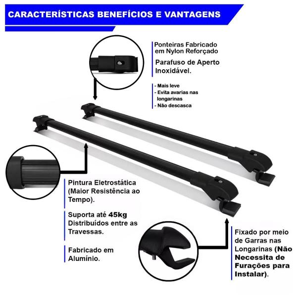 Imagem de Travessas Para Longarinas Em Aluminio Palio Weekend 97 A 17