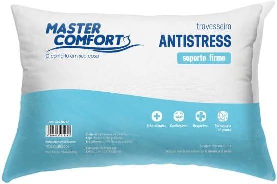 Imagem de Travesseiro 50x70cm Suporte Firme Anti Stress Master Comfort