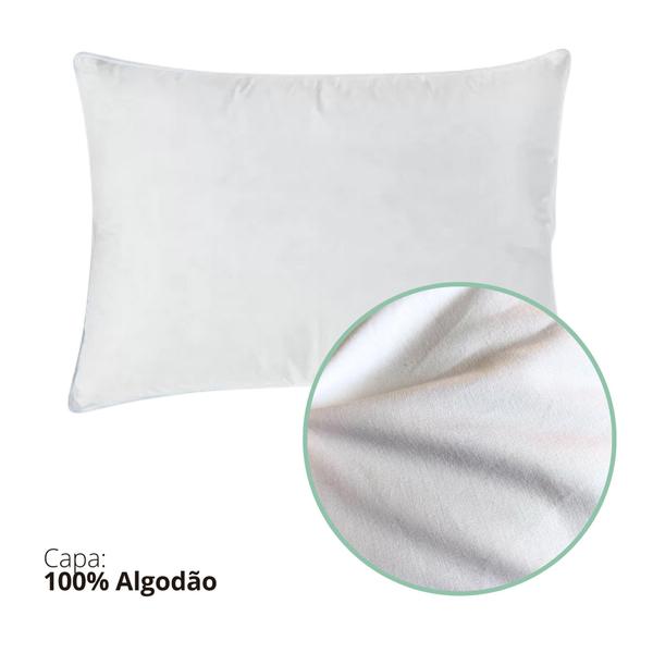 Imagem de Travesseiro 85% Penas E 15% Plumas 50x70cm Branco Daune