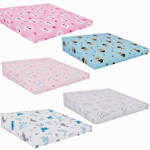 Travesseiro Anti Refluxo P/Carrinho Bebê Malha 100% Algodão Estampada C/Capa Removível - Bublim - INCOMFRAL Imagem de Travesseiro Anti Refluxo P/Carrinho Bebê Malha 100% Algodão Estampada C/Capa Removível - Bublim