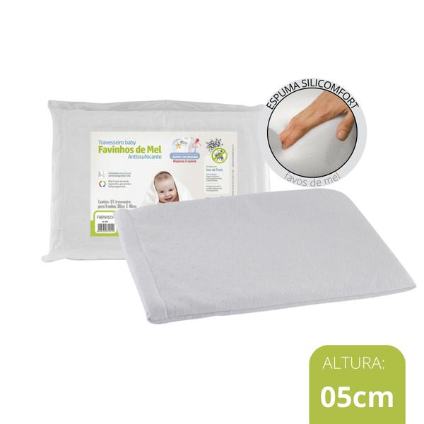 Travesseiro Baby Anti Ácaros, Fungos e Bactérias - Fibrasca Imagem de Travesseiro Baby Anti Ácaros, Fungos e Bactérias