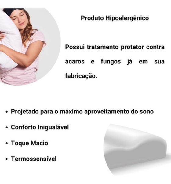 Imagem de Travesseiro Cervical Anatômico Visconasa Master Comfort