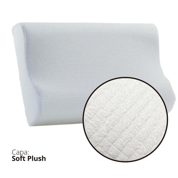 Travesseiro Cervical Nasa Com Espuma Viscoelástico - 14cm Médio/Alto - MarcBrayn Imagem de Travesseiro Cervical Nasa Com Espuma Viscoelástico - 14cm Médio/Alto